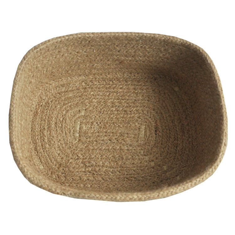 Handwoven Jute Storage Basket