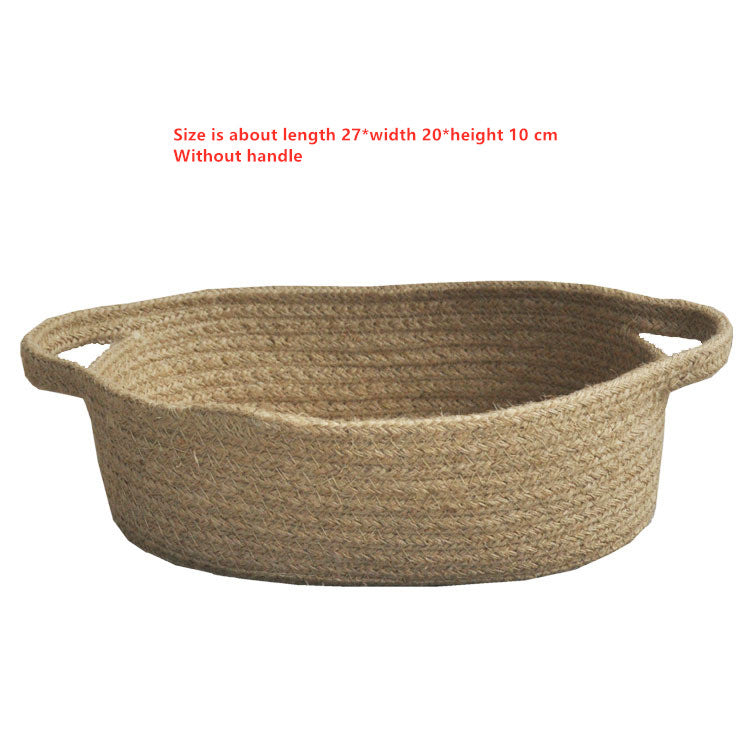 Handwoven Jute Storage Basket