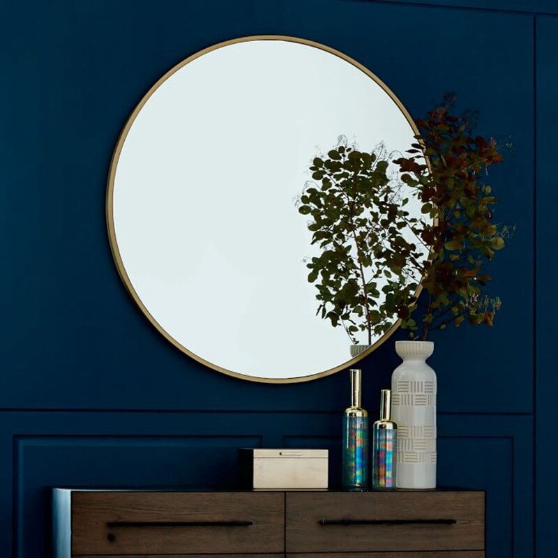 Minimalist Round Wall Mirror