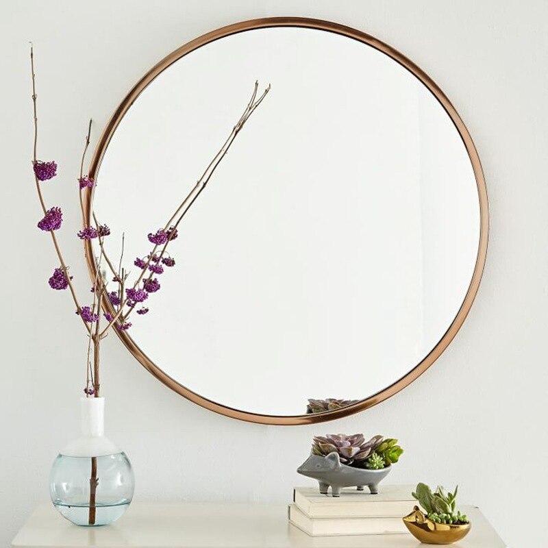 Minimalist Round Wall Mirror