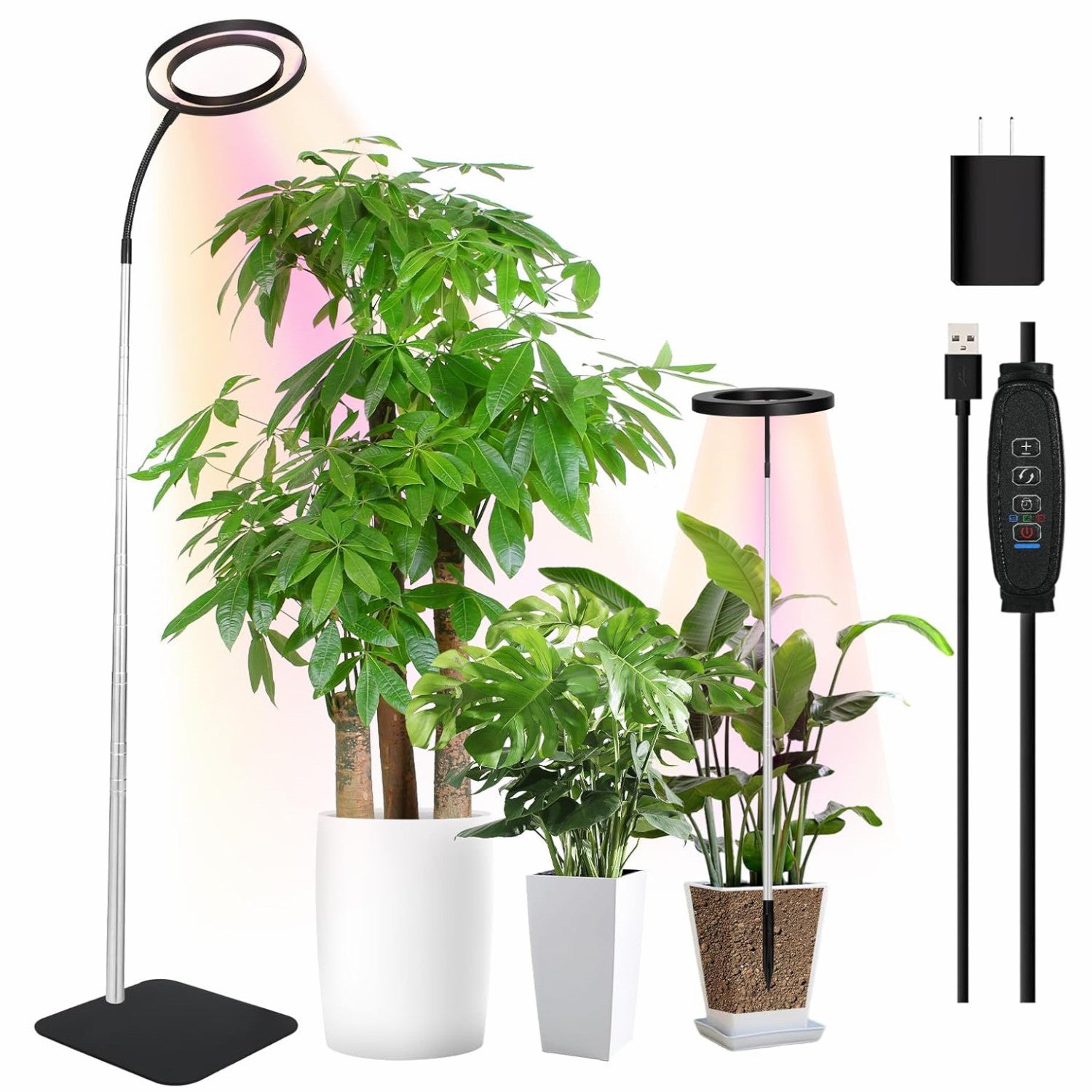 Full-Spectrum Grow Light Floor Lamp