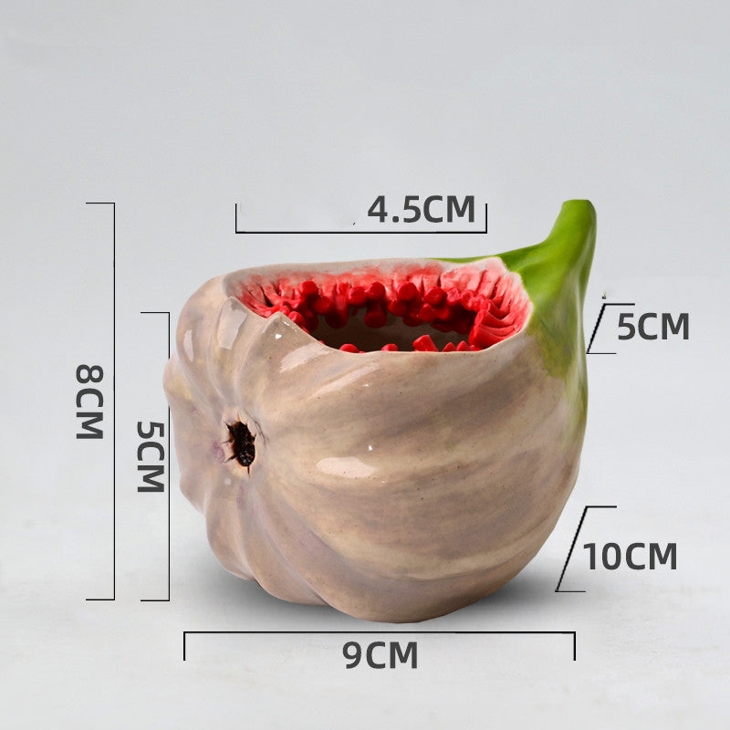 Handcrafted Textured Ceramic Vase