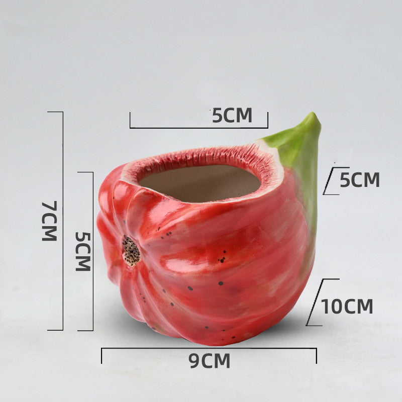 Handcrafted Textured Ceramic Vase