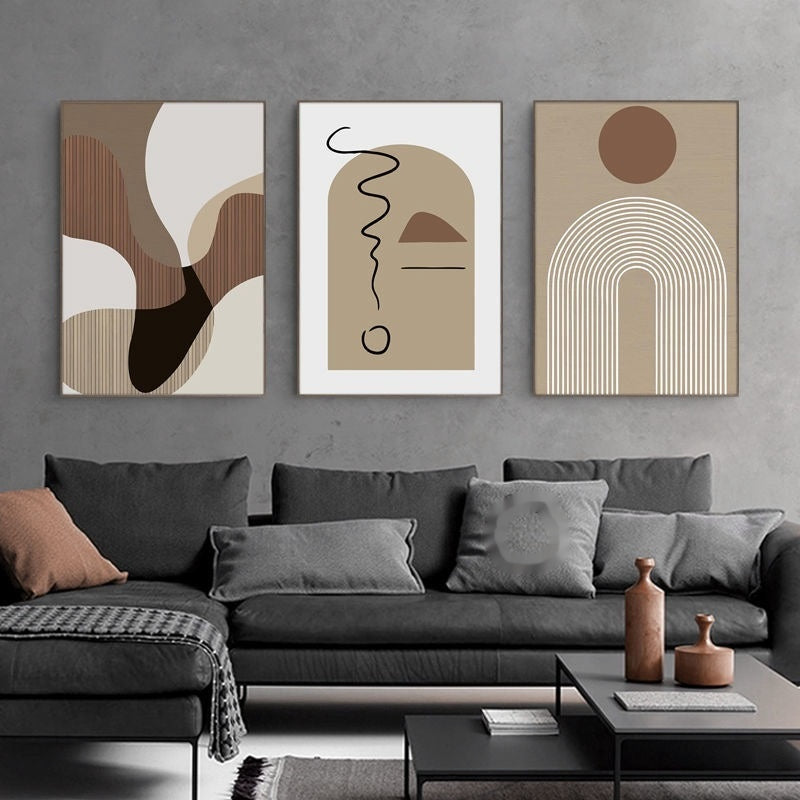 Large Neutral Canvas Wall Art